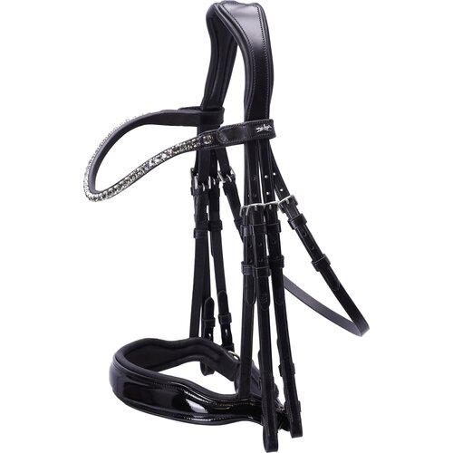  Kandara Milazzo, black/patent/grey Cene