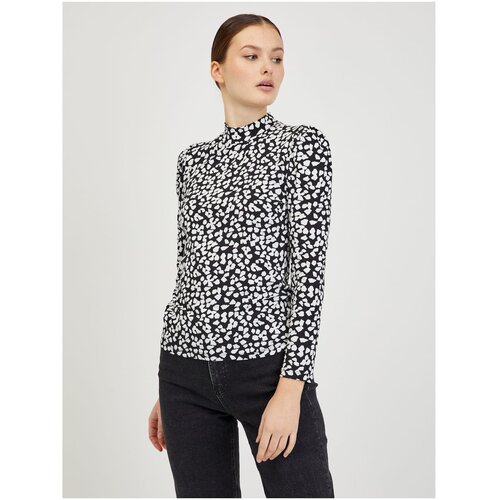 Orsay White and black women's patterned T-Shirt Paisy - Women Cene
