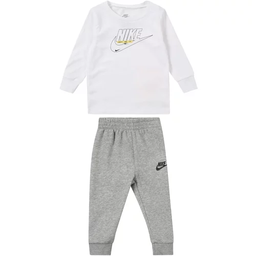 Nike Sportswear Jogging komplet 'CLUB' siva melange / crna / bijela