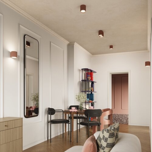 Sollux Lighting Sollux SL.1804 - Spot svetiljka AURA 1xGU10/10W/230V 10 cm braon Slike