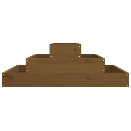 Sadilica boja meda 80 x 80 x 27 cm od masivne borovine Slike