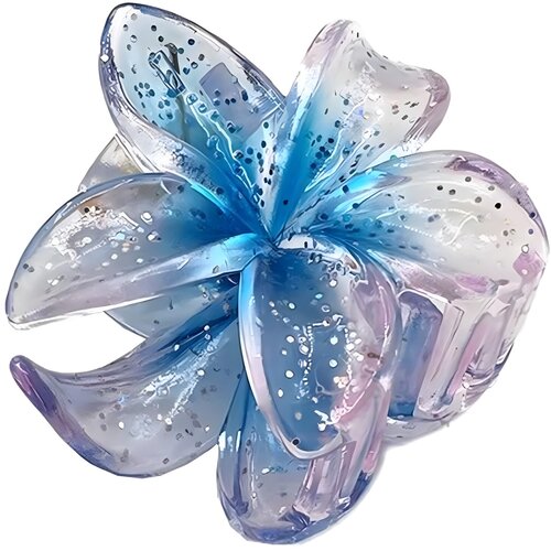 IZMAEL Sponka za lase Flower - Modra Cene