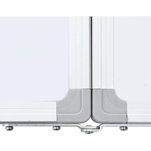  Magnetna bijela ploča sklopiva 200 x 60 x 1,7 cm aluminijska Slike