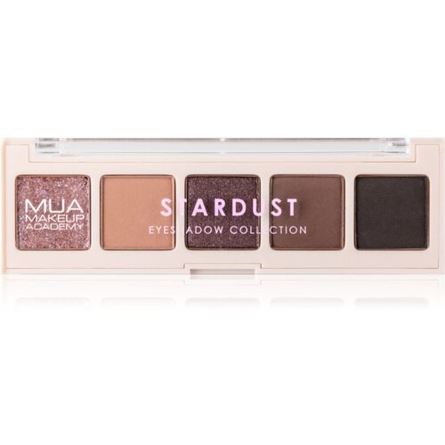 MUA Makeup Academy Professional 5 Shade Palette paleta senčil za oči odtenek Stardust 3,8 g Slike