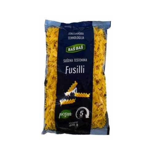Baš Baš TESTENINA FUSILI POSNA 400G Cene