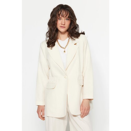 Trendyol Jacket - Ecru - Regular fit Slike