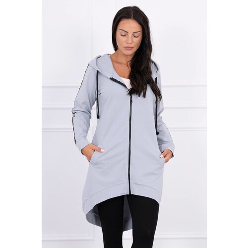 Kesi Zip-up sweatshirt at the back grey Cene