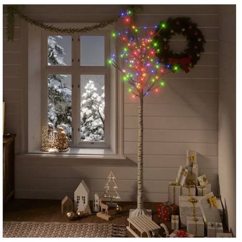  Božično drevesce s 180 LED lučkami 1,8 m večbarvno vrba