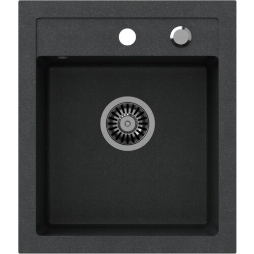 Sink Solution pomivalno korito LUMINA 60 - 430 x 500 mm - črn Slike