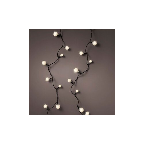  LED cherry lights steady outdoor L900cm - black/warm white 494646 Cene