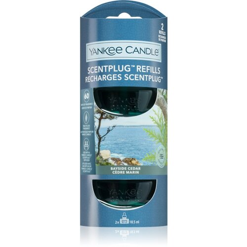 Yankee Candle Bayside Cedar nadomestno polnilo za električni difuzor 2x18.5 ml Cene