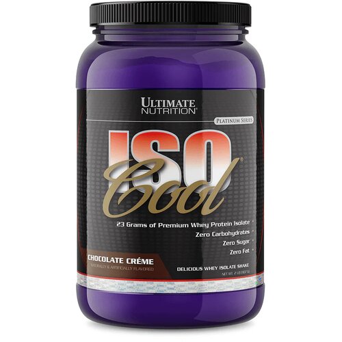 Ultimate Nutrition iso cool &amp;ndash; hladno filtrisan izolat proteina za brzu apsorpciju - vanila 0.907kg Slike