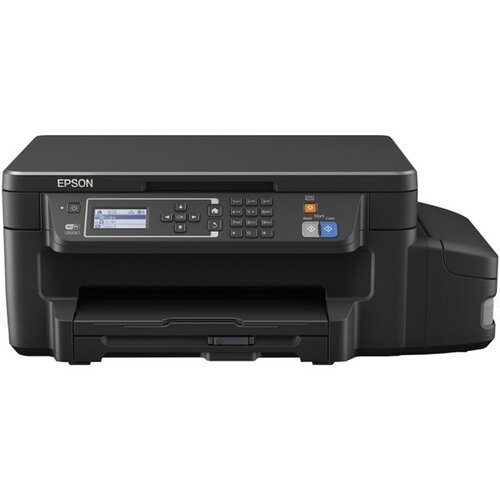 Epson L605 with Original Ink Tank System, CISS, A4, Print/Scan/Copy, print 4800x1200dpi, 33/20ppm, scan 1200x2400dpi, duplex, USB/LAN/Wi-Fi all-in-one štampač Slike