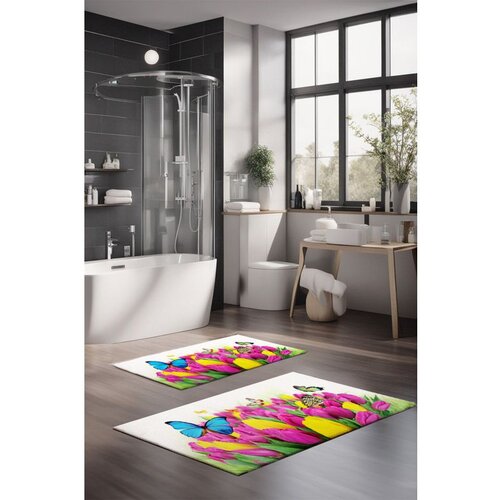  CT-5110 multicolor bathmat set (2 pieces) Cene