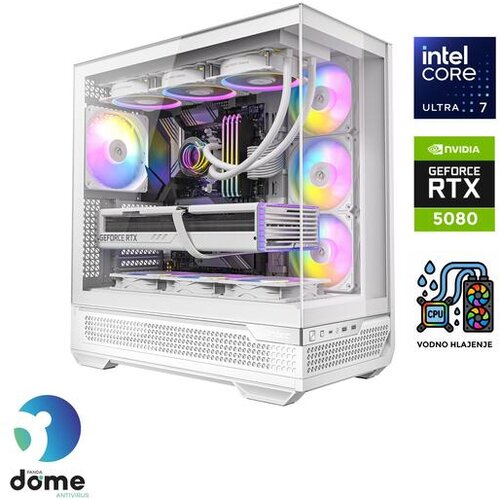 ANNI gaming namizni računalnik Elite Gamer Ultra 7 265KF/32GB/2TB SSD/RTX 5080/bela Cene