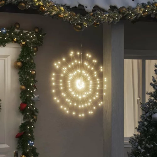  Božićno svjetlo zvjezdani prasak 140 LED toplo bijelo 17 cm