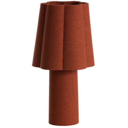 Light &amp;amp; Living Opečnato oranžna namizna svetilka s tekstilnim senčilom (vi&amp;scaron;ina 50 cm) Musaby &amp;ndash; Slike