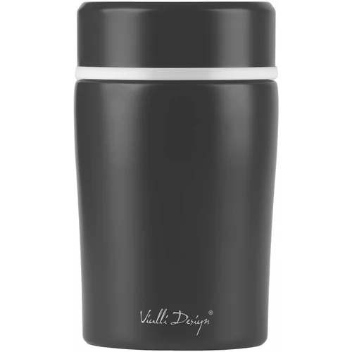 Vialli Design black Travel Termos za ručak vialli dizajn fuori, 500 ml