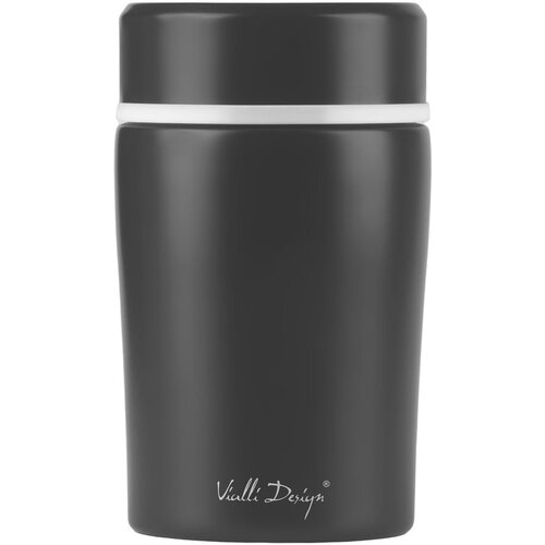 Vialli Design Črna potovalna term posoda za kosilo Fuori, 500 ml Slike