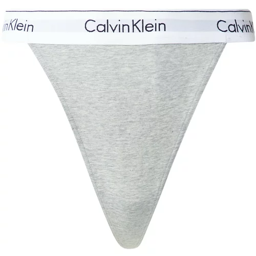 Calvin Klein Tangice pegasto siva / črna / bela
