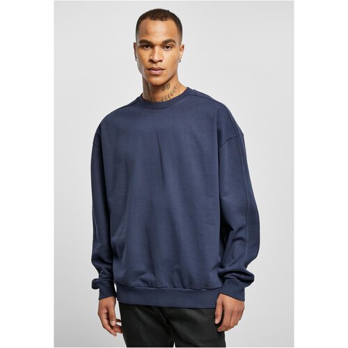UC Men Heavy Terry Garment Dye Crew darkblue Slike