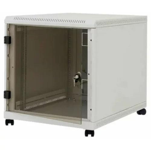 Triton kabinet 12U 620x600x900, sestavljen s kolesi, siv RCA