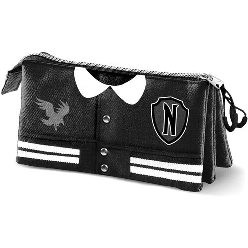 Karactermania Wednesday Varsity triple pencil case Slike