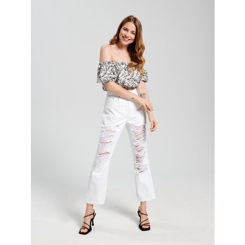 Sinsay ženske high waist straight traperice 2087F-00J Slike