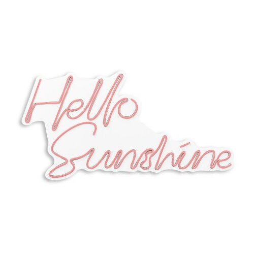 WALLXPERT dekorativna plastična led rasveta hello sunshine pink Slike