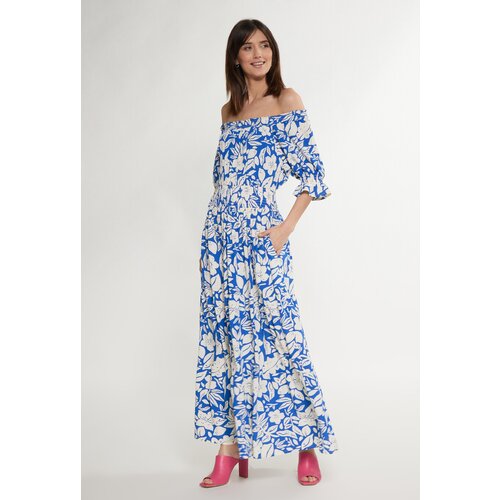 Monnari Woman's Maxi Dresses Patterned Women's Dress Multi Blue |  ePonuda.com