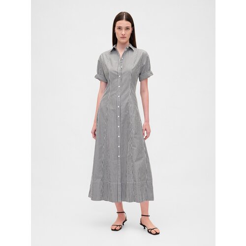 GAP Shirt poplin midi dress - Women's Cene