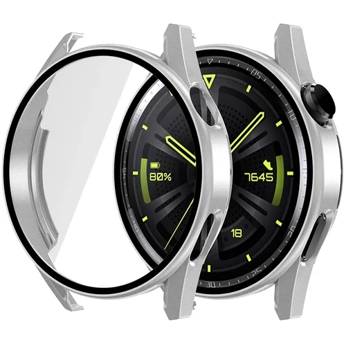  Zaščita Defense za pametno uro Huawei Watch GT 3 Pro - 46mm - srebrni