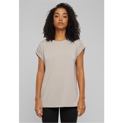 Urban Classics Women&amp;#039;s T-shirt Modal Extended Shoulder - beige Slike