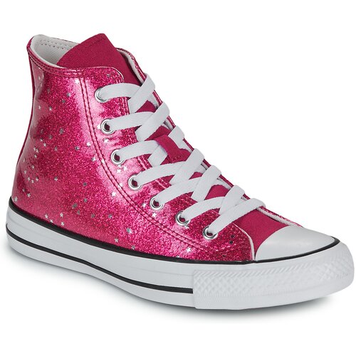Converse Visoke superge CHUCK TAYLOR ALL STAR GLITTER Rožnata Slike