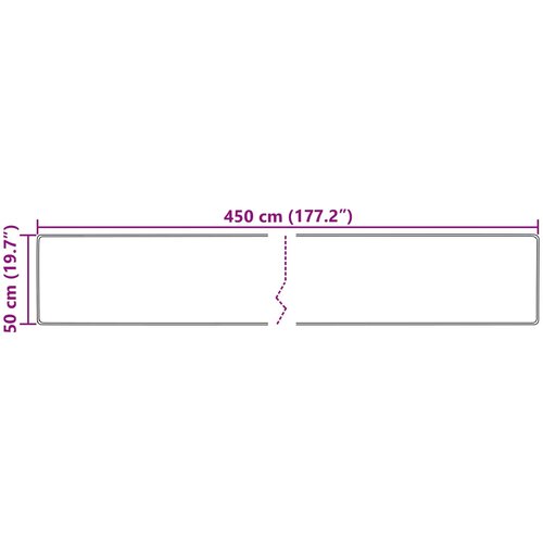  za tepih MARSA Krema 50 x 450 cm Poliester i PVC Slike