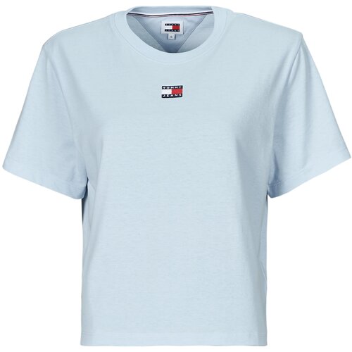 Tommy Jeans Majice s kratkimi rokavi TJW BXY BADGE TEE EXT Modra Slike