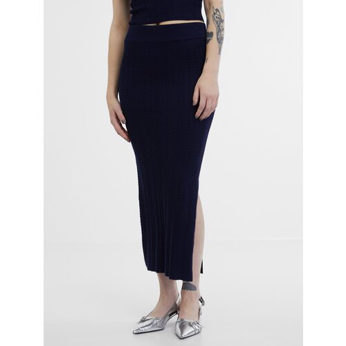 Orsay Women's Navy Blue Skirt - Women Cene