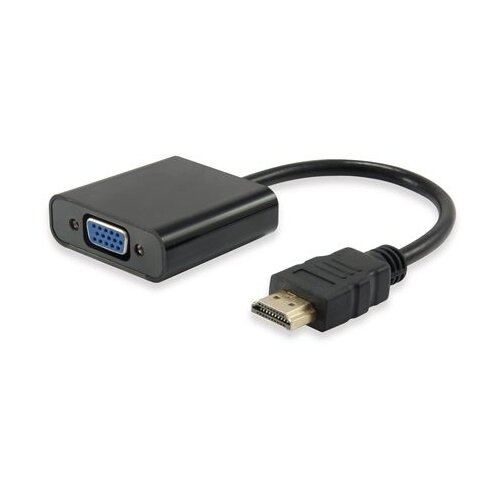 Equip Pretvornik HDMI mo&scaron;ki - VGA ženski črn, (598465) Cene