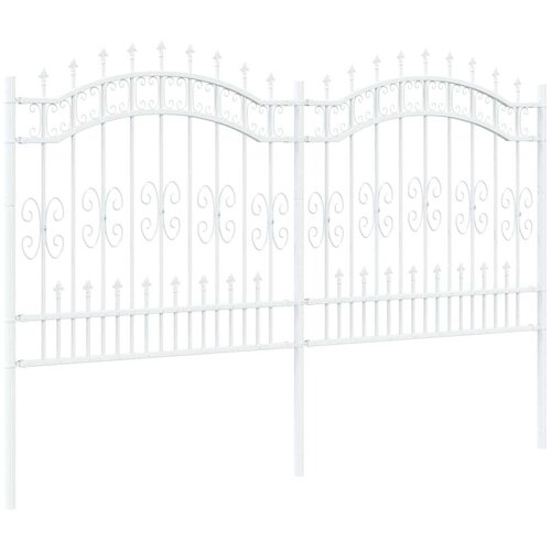  Vrtna Ograda KAMPEN 240 x 166 cm Mesh Bijelo Slike
