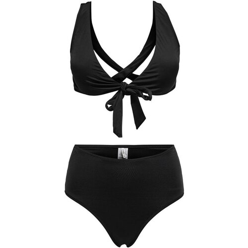 Only Dvodelne kopalke BIKINI NEGRO MUJER 15208628 Črna Slike