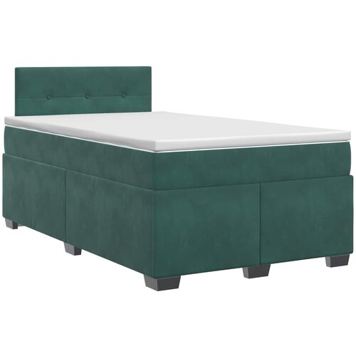  Boxspring krevet s madracem Tamnozelena 120 x 190 cm Bar&amp;scaron;un Slike