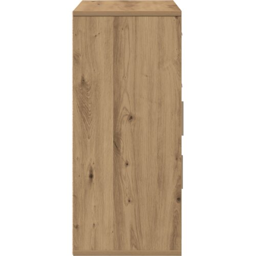 vidaXL Strani šal artisan hrast 60 x 31 x 70 cm Konstruiran les Cene