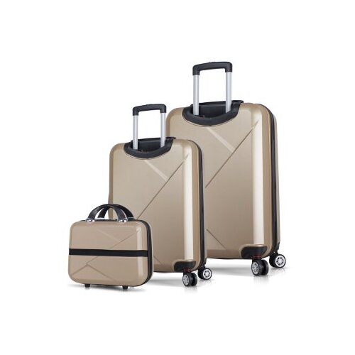 Zoozie Bags set kofera 8350, 3 dijela, zlatna boja Cene