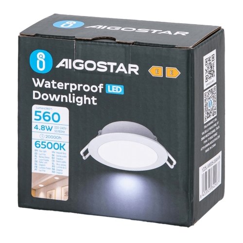 Aigostar LED ugradno svetlo za kupatilo LED/4,8W/230V 6500K belo IP65 Slike