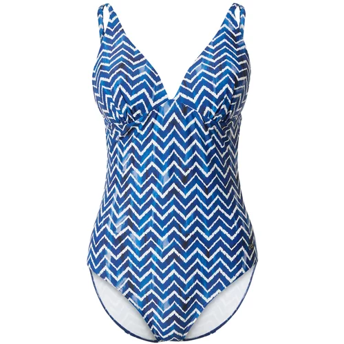 Naturana Jednodijelni kupaći kostim plava / tamno plava / bijela