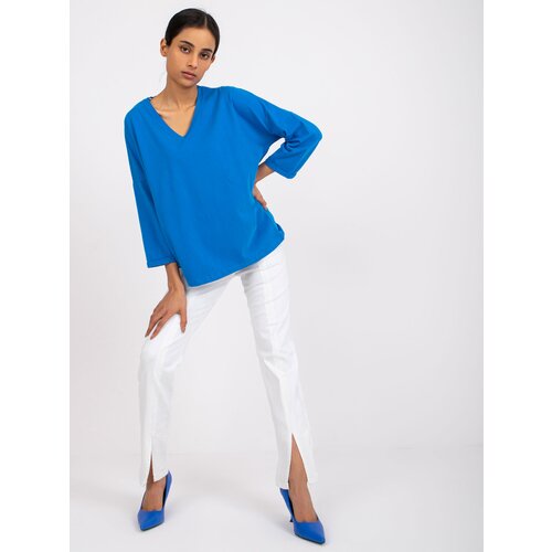 RUE PARIS Blouse-RV-BZ-7558.30-dark blue Slike