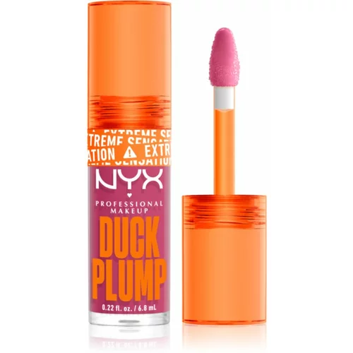 NYX Professional Makeup Duck Plump sjajilo za usne s plumping efektom nijansa 11 Pick Me Pink 6,8 ml