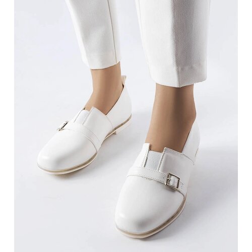 Gemre White loafers with leather insole Felosa Cene