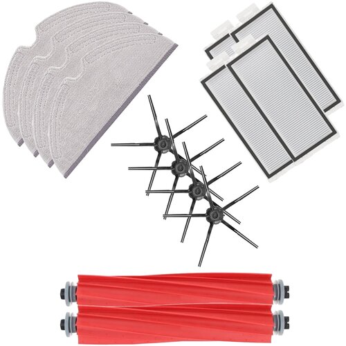  Ultra-pack s krpama i crnim bočnim četkicama za Roborock Q5, Q5 Max, Q7, Q7 Max Slike