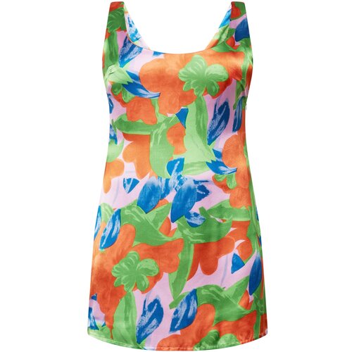 Nasty Gal Plus Poletna obleka kraljevo modra / zelena / oranžna / roza Slike